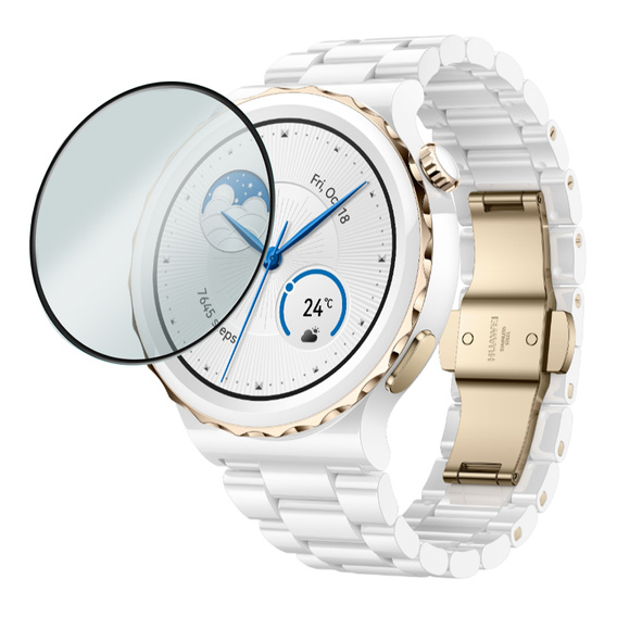 2x ERBORD Hybrid Glass pentru Huawei Watch GT 3 Pro 43mm