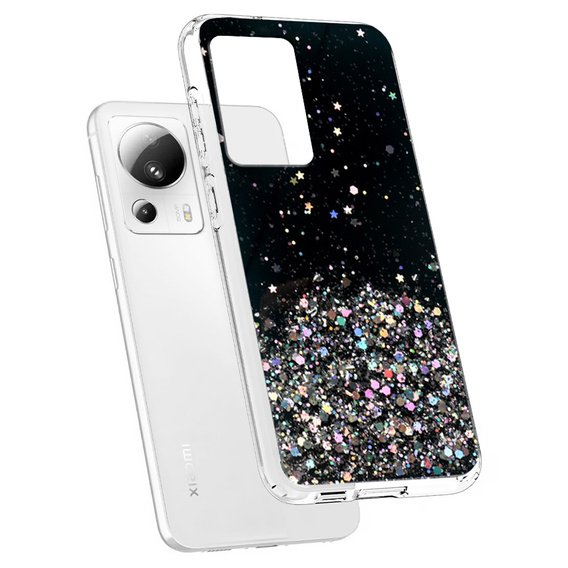 Huse pentru Xiaomi 13 Lite, Glittery, negru