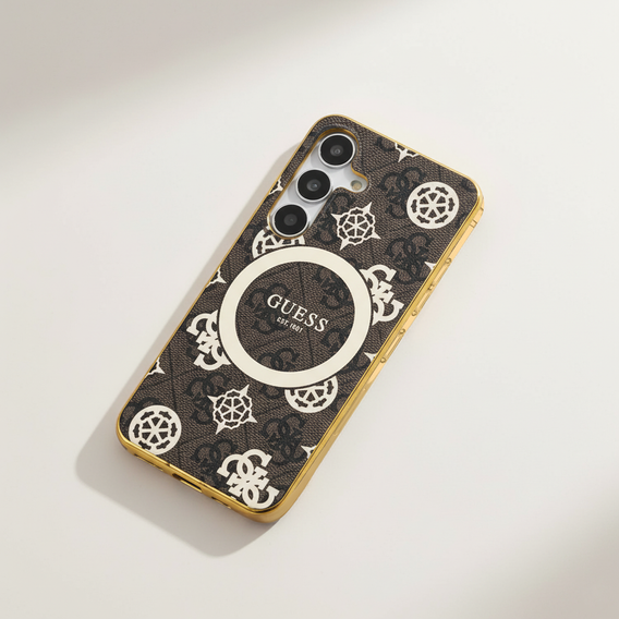 Husă GUESS Magnetic IML Peony pentru Samsung Galaxy S25