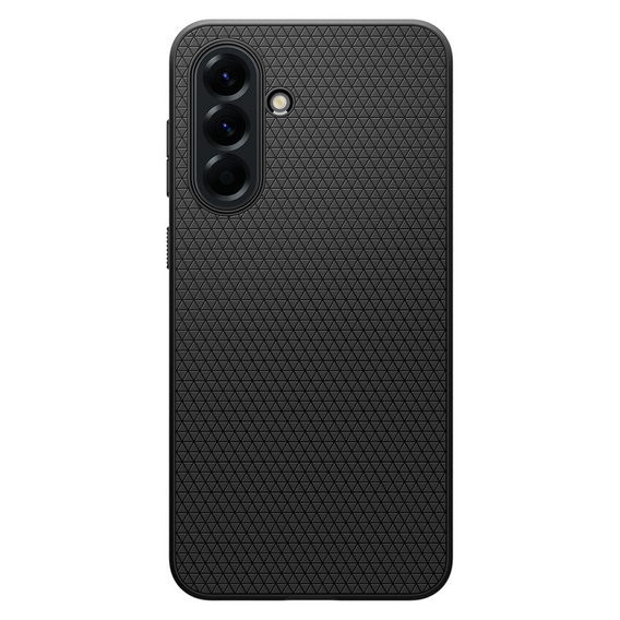 Carcasa Spigen pentru Samsung Galaxy A56 5G, Liquid Air, negru + 9H Tempered Glass
