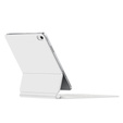Husă de tastatură pentru iPad 10.9" 2022 (10 gen.) / iPad 11" 2025 A16 (11 gen.), Magnetic Keyboard Touchpad, alb