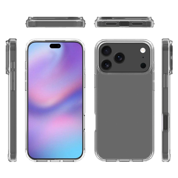 TPU + carcasă acrilică - rezistență și eleganță pentru iPhone 17 Pro Max