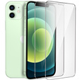 2x sticlă călită pentru iPhone 12/12 Pro, ERBORD 9H Hard Glass pe ecran