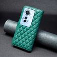 Cu clapetă pentru Oppo Reno 11F 5G, Wallet, BINFEN COLOR, verde