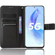 Cu clapetă pentru Honor 90 Lite 5G, Wallet Smart Magnet, negru