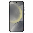 Carcasa pentru Samsung Galaxy S25+ Plus, Carbon Fiber MagSafe, albastru închis