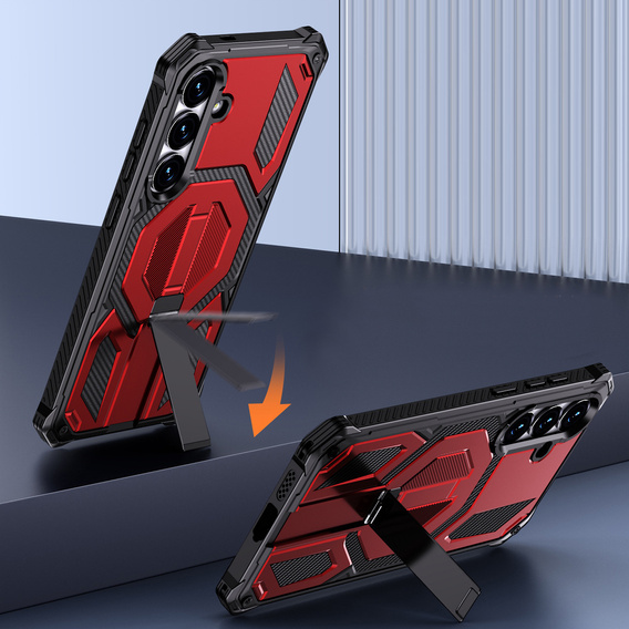 Husă de protecție compatibilă cu MagSafe, cu suport pentru Samsung Galaxy S25 FE