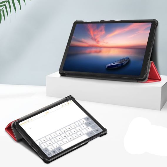 Husă pentru Samsung Galaxy Tab A7 Lite 8.7 T220 / T225, Smartcase, roșu