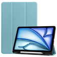 Husă pentru iPad Air 13" 2025/2024 (7/6 gen.), Smartcase cu spațiu pentru stylus, albastru