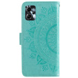 Cu clapetă pentru Motorola Moto G13 / G23, Mandala Flower, verde