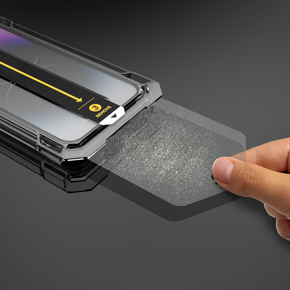 2x Sticlă temperată pentru iPhone 14 Pro, ERBORD Easy App Full Screen Protector