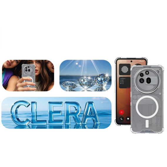 IMAK Huse pentru Nothing Phone 3a Pro, Dropproof, transparentă