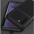 Love Mei Huse pentru Samsung Galaxy S21+ Plus, armored with glass, negru