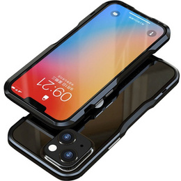 Husa LUPHIE pentru iPhone 13, Armor Bumper, negru