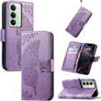 Carcasă Flap pentru Xiaomi Redmi 15 5G / 4G, Butterfly, violet