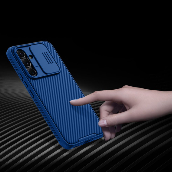 Carcasă blindată Nillkin pentru Samsung Galaxy A54 5G, CamShield Pro, albastru