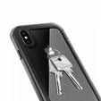 Carcasă pentru iPhone X/XS, Shockproof, cu folie, negru