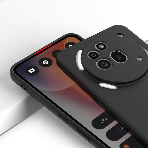 Husa pentru Nothing Phone 3a Pro, Silicone Lite, negru