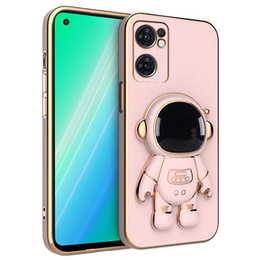 Huse pentru Oppo Reno 7 5G, Astronaut, roz