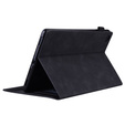 Husă pentru Samsung Galaxy Tab A9+, Classic, cu spațiu pentru stylus, negru