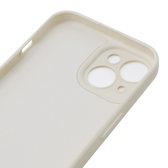 Husa pentru iPhone 15 Plus, Silicone Lite, bej