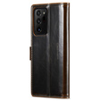 Carcasă flip CASEME pentru Samsung Galaxy Note 20 Ultra, Waxy Textured, cafea