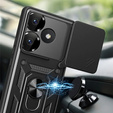 Husă blindată pentru Xiaomi Redmi 13, CamShield Slide, negru