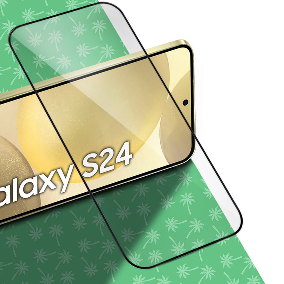 Sticlă temperată 5D Full Glue Smart Palm pentru Samsung Galaxy S24