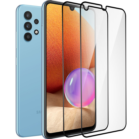 2x sticlă ceramică ERBORD Hybrid Glass pentru Samsung Galaxy A32 5G