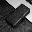 Husa cu clapetă pentru Motorola Moto G86 Power 5G, Wallet Rhombus, negru
