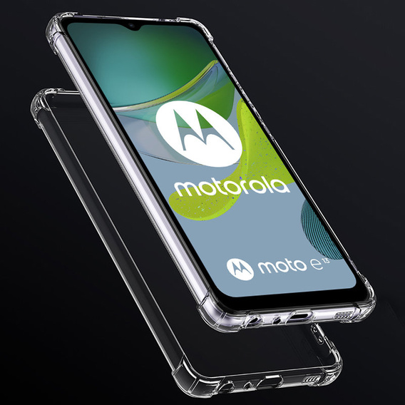 Huse pentru Motorola Moto E13, Dropproof, transparentă