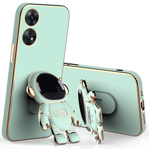 Huse pentru Oppo Reno8 T, Astronaut, verde