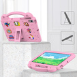 Husă pentru copii pentru Samsung Tab A8 10.5 X200 / X205, Cute Patterns, cu suport, roz