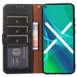 Cu clapetă pentru Motorola Moto G72 4G, KHAZNEH RFID, Dual Color, negru