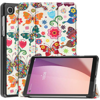 Husă pentru Lenovo Tab M8 Gen 4 TB-300FU, Smartcase, Butterfly