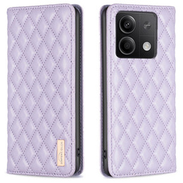 Cu clapetă pentru Xiaomi Redmi Note 13 5G, Wallet, BINFEN COLOR, violet