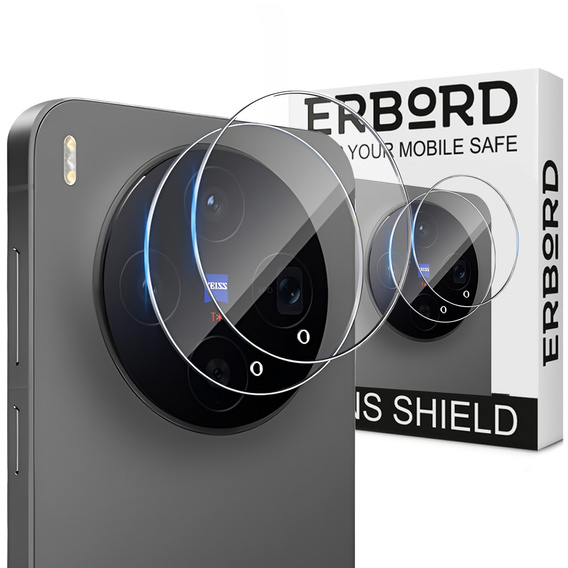 2x protecție ecran din sticlă temperată ERBORD pentru Vivo X300