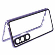 Husa pentru Sony Xperia 1 V, Magnetic Dual Glass, violet