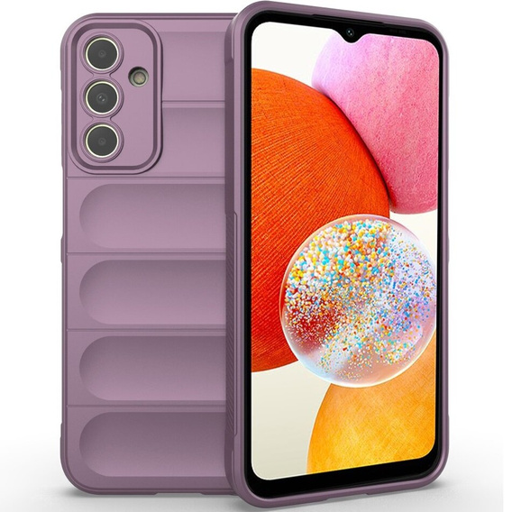 Huse pentru Samsung Galaxy A15, Gaming Shockproof, violet + sticlă 9H