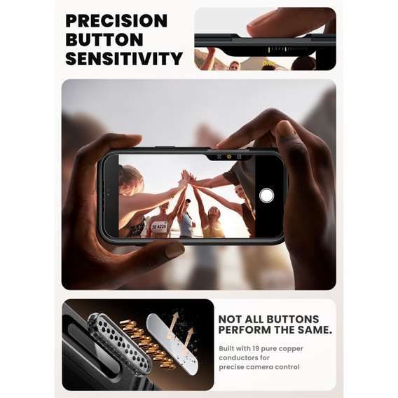 Carcasă Supcase pentru iPhone 17 Pro Max, IBLSN Ares Fip Magsafe, negru