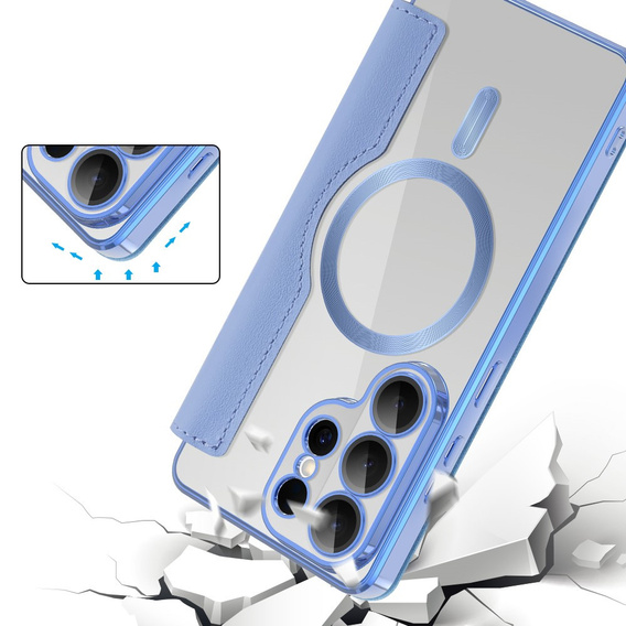 Husă RFID Wallet MagSafe cu protecție pentru cameră pentru Samsung Galaxy S26 Ultra