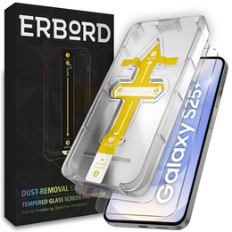 2x Sticlă călită pentru Samsung Galaxy S24+ Plus / S25+ Plus, ERBORD Easy App 9H Screen Protector