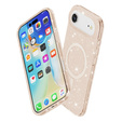 Husă pentru iPhone Air, pentru MagSafe, glitter, aur translucid