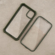 Huse pentru iPhone 11, Dexnor Full Body Rugged, transparent / verde