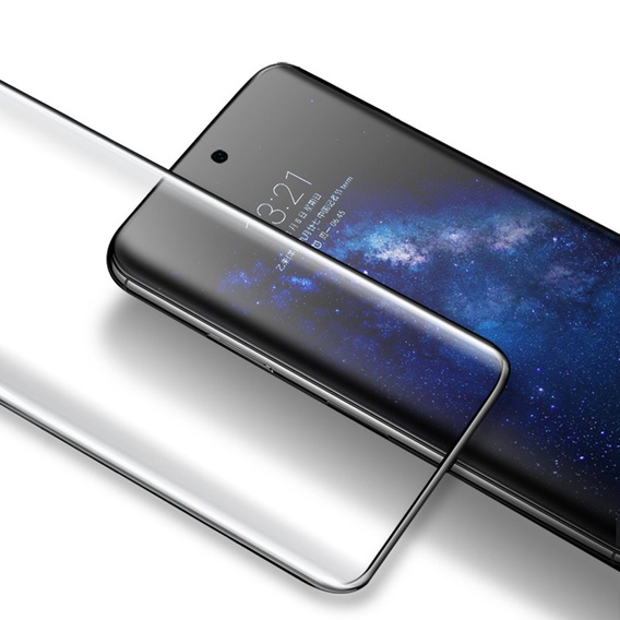 Sticlă călită 3D pentru Motorola Edge 60 Pro, cadru negru