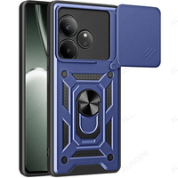 Husă blindată pentru Realme GT 6 / 6T, CamShield Slide, albastru