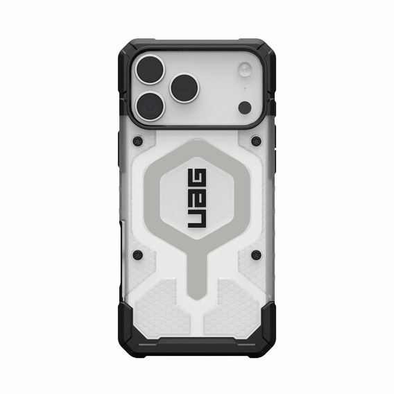 Geantă Urban Armor Gear pentru iPhone 17 Pro Max, Pathfinder MagSafe, Ice/Silver