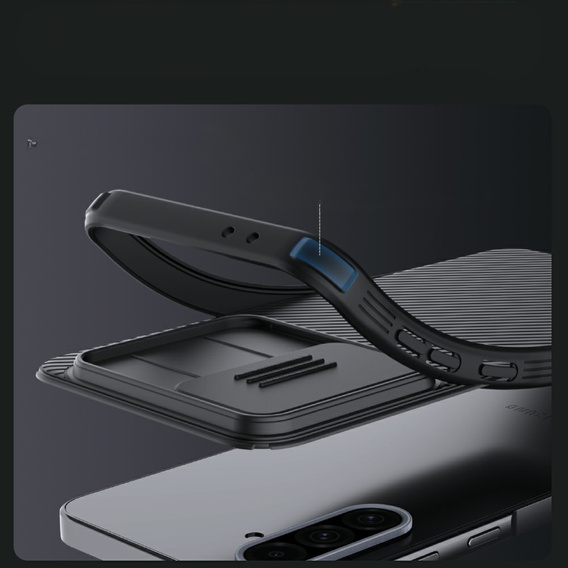 Carcasa Nillkin pentru Samsung Galaxy A36, CamShield Pro MagSafe, negru