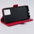 Cu clapetă pentru Motorola Moto G54 5G, Card Slot, roșu