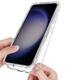Carcasă pentru Samsung Galaxy S24, Shockproof, cu folie, transparentă